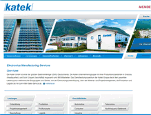 Tablet Screenshot of katek.de